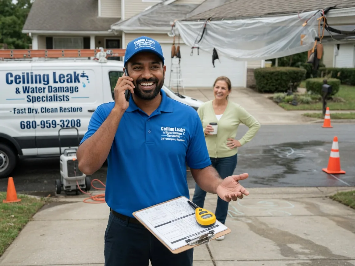Ceiling Leak Cleanup Ebony, VA FAQs